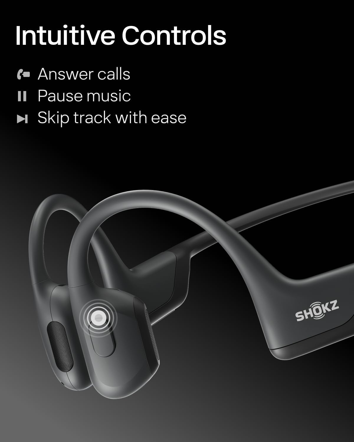 SHOKZ OpenRun Pro - Auriculares deportivos Bluetooth de conducción...
