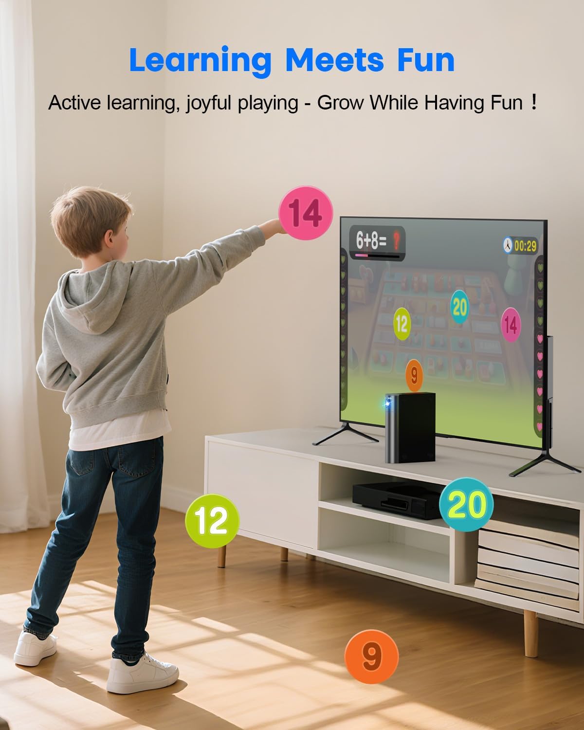 Consola de juegos MetFut AR Motion para niños y familias: sistema d...