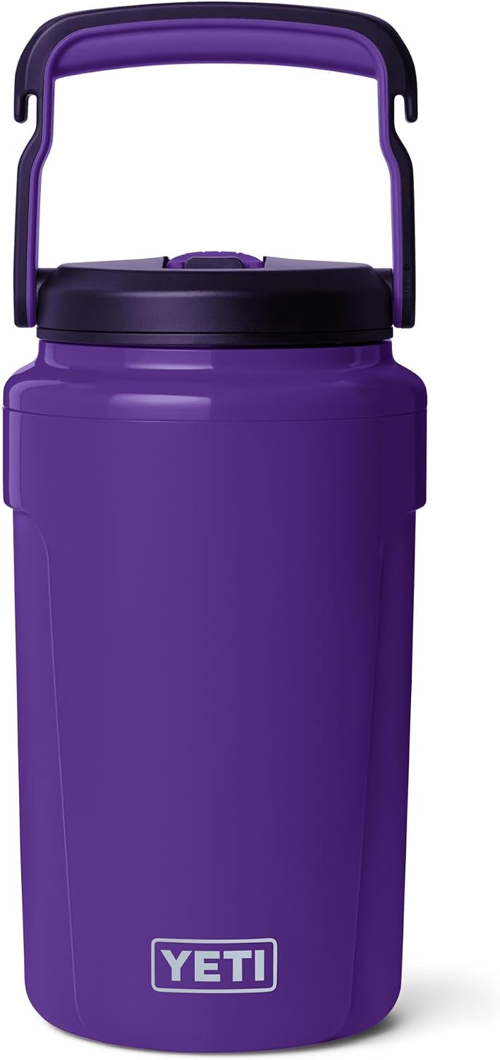YETI Silo - Jarra de agua aislada con tapa de popote de medio galón...