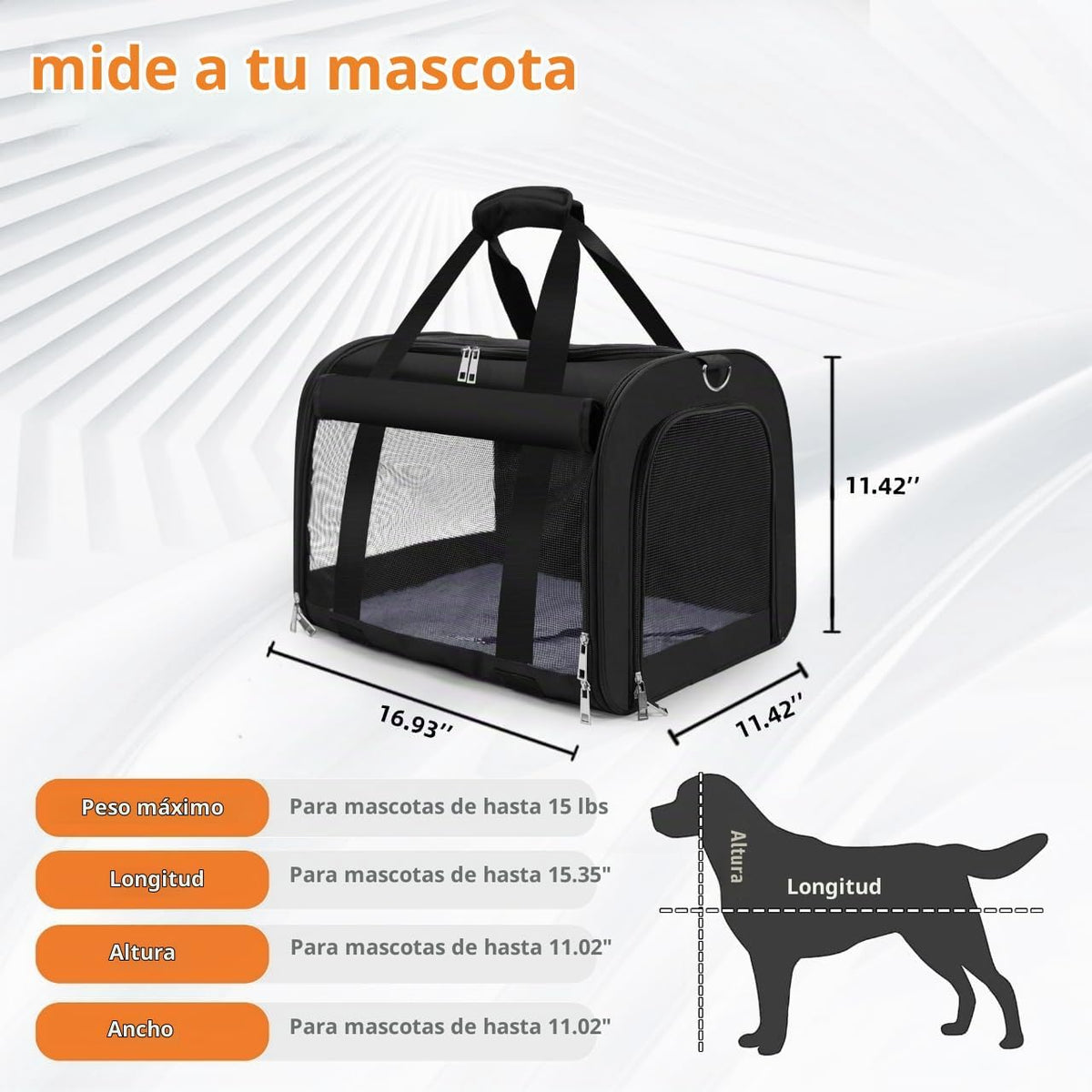 TWDEPART Mochila transportadora para gatos, multifuncional, firme y...
