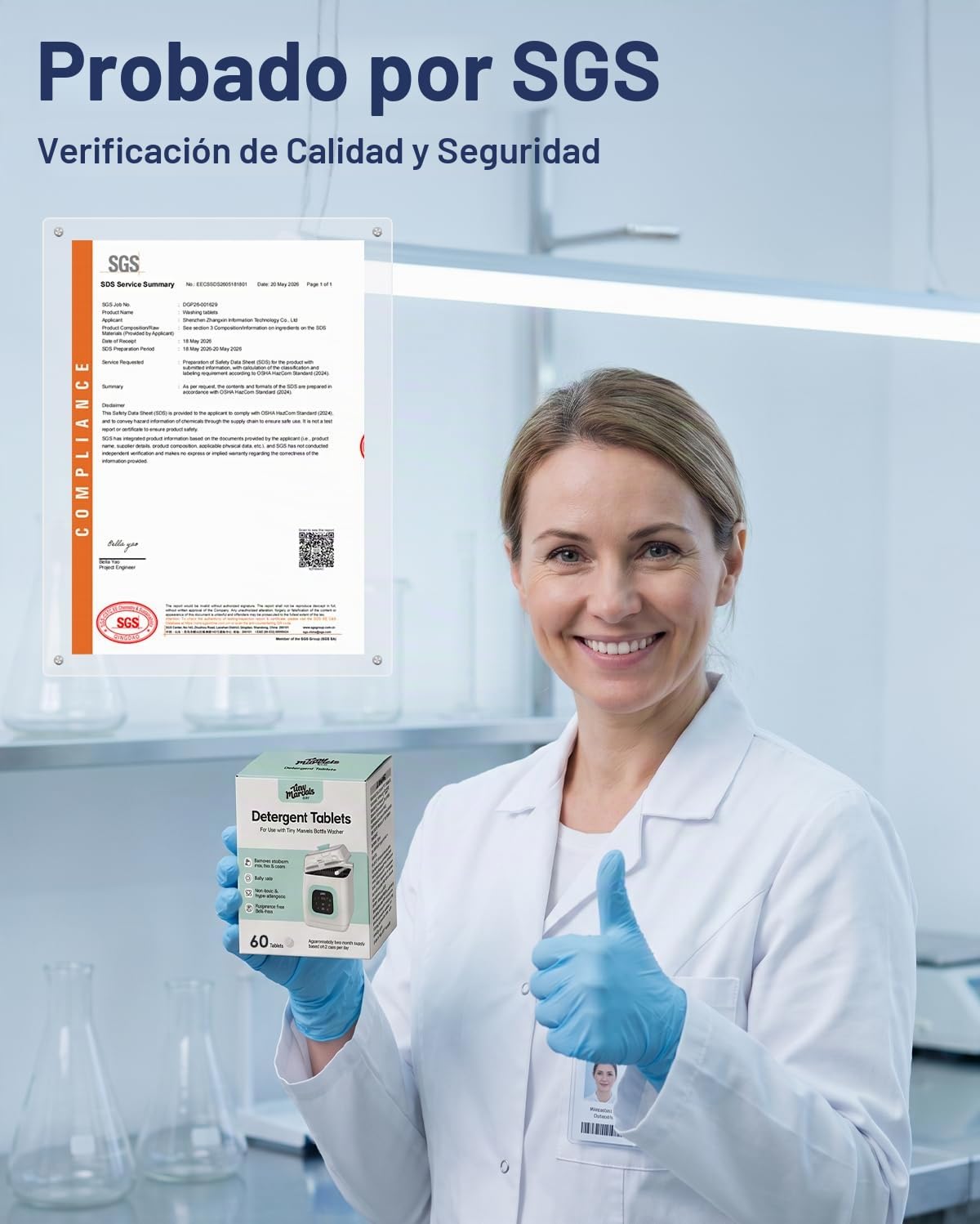 Comprimidos de detergente para lavadora de botellas 60PCS eficaces...