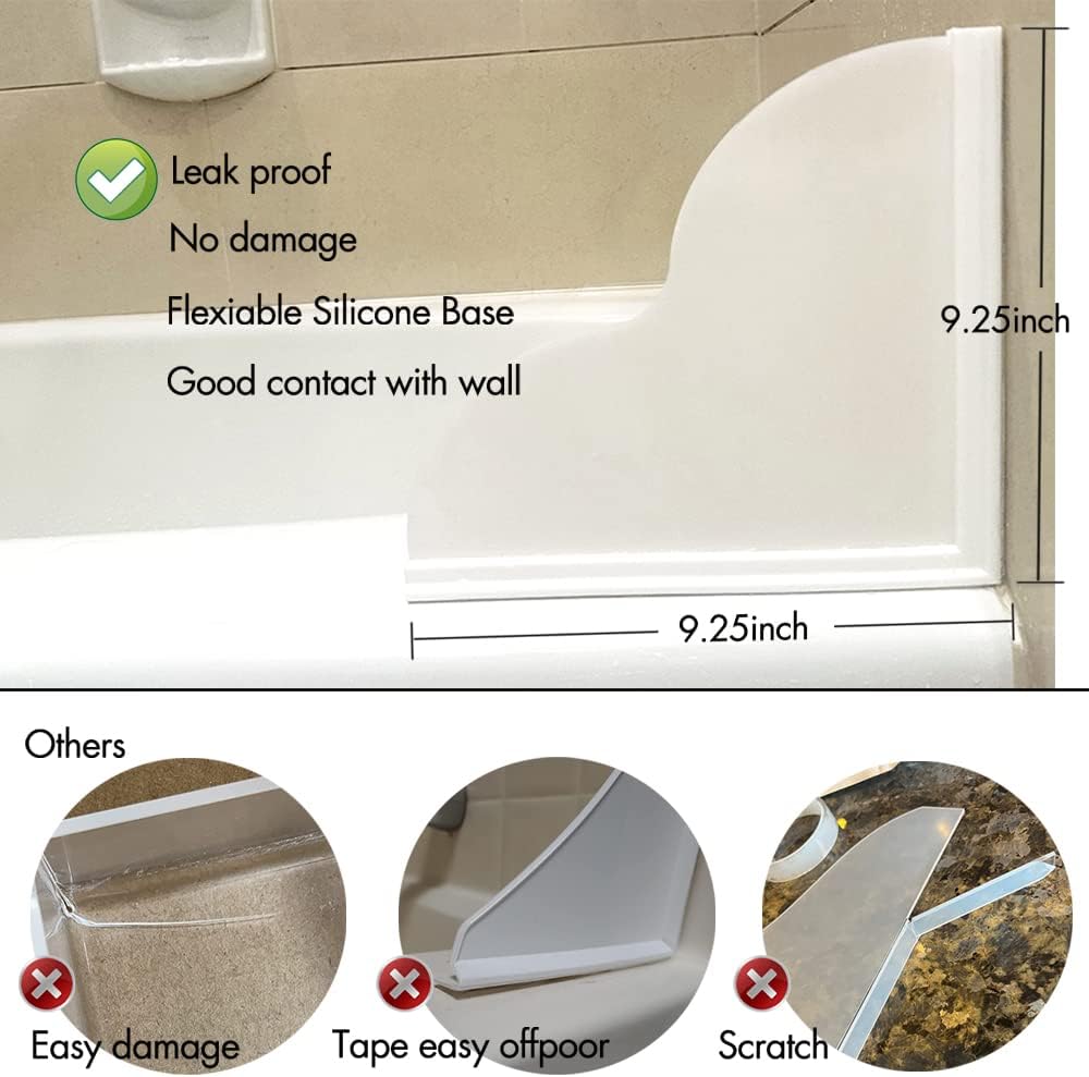 Spidfee Kit de protección contra salpicaduras de ducha, protectores...
