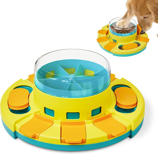 Potaroma Juguete de rompecabezas para perros de 2 niveles, alimenta...