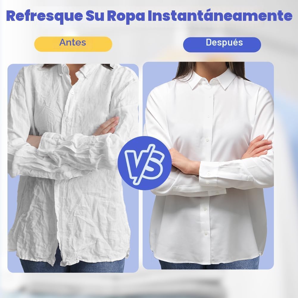 Blesgam Vaporizador para Ropa 700W, Calentamiento Rápido en 40S, Ta...