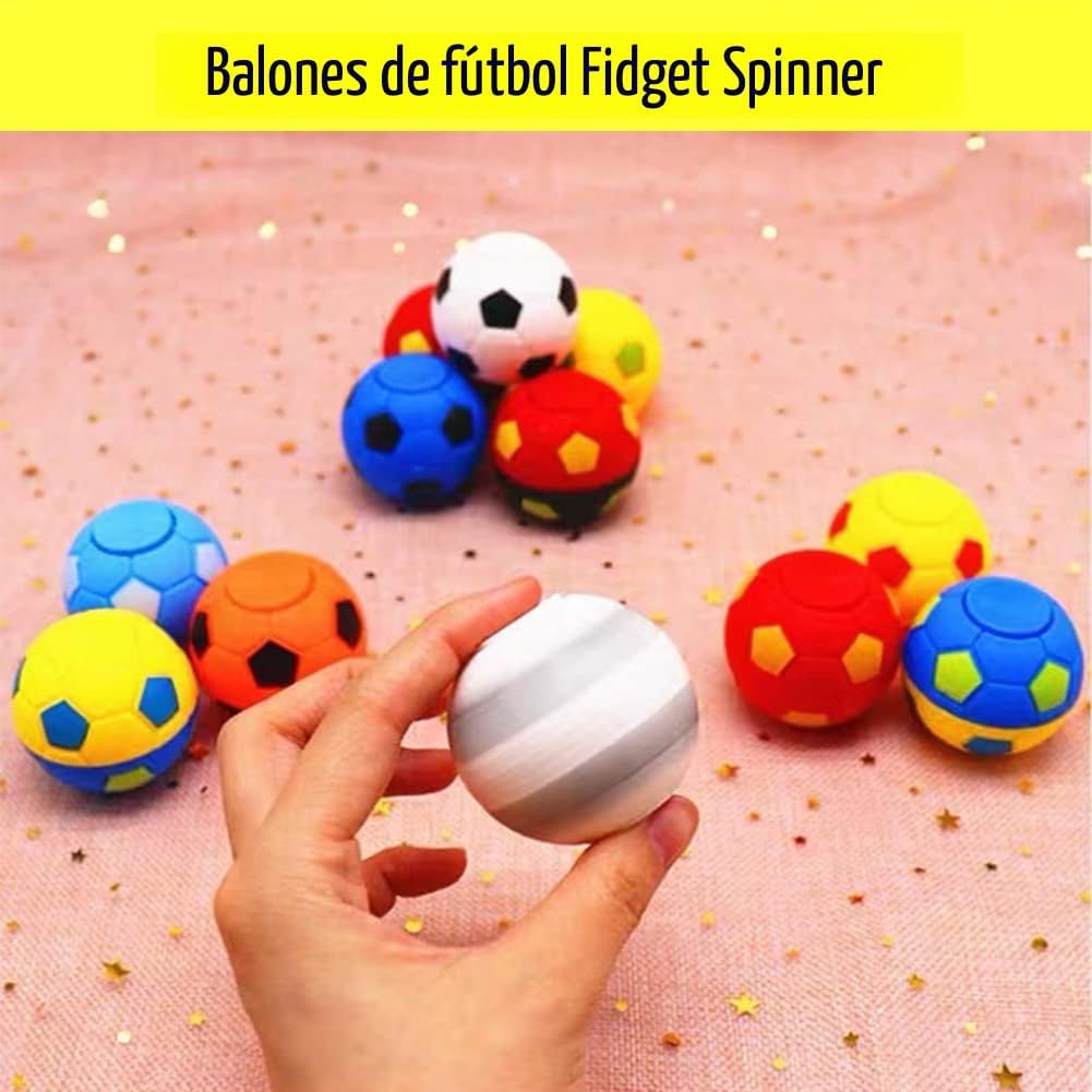 32 piezas mini Fidget Spinners pelota de fútbol juguetes para niños...