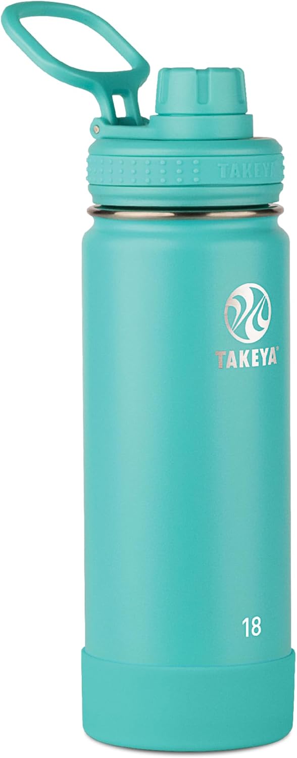 Takeya Actives - Botella de agua de acero inoxidable, con aislamien...