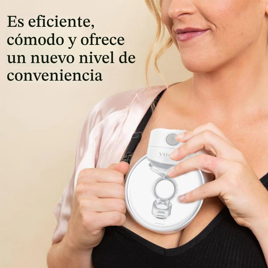 Yuemi Extractor de leche eléctrico portátil manos libres, 2 modos,...