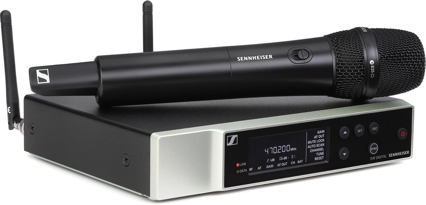 Sennheiser EW-D 835-S Juego de micrófonos dinámicos de mano, negro,...
