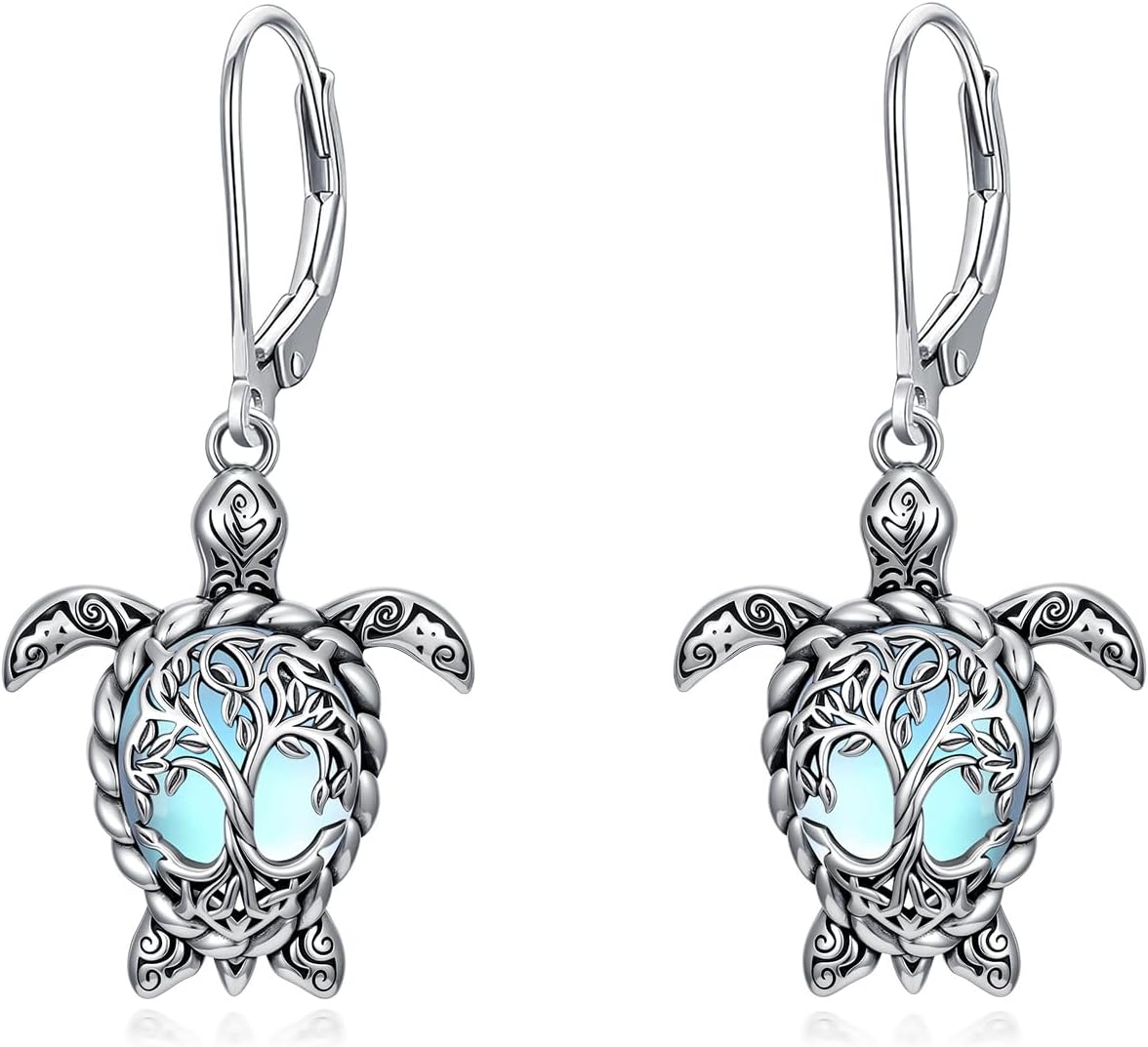 YYB Juego de joyas de tortuga marina para mujer, dije de árbol de l...