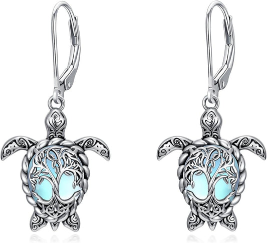 YYB Juego de joyas de tortuga marina para mujer, dije de árbol de l...