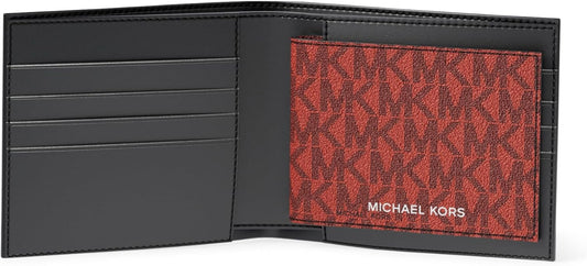 Michael Kors Cartera Billfold para hombre Greyson con Passcase, Tal...