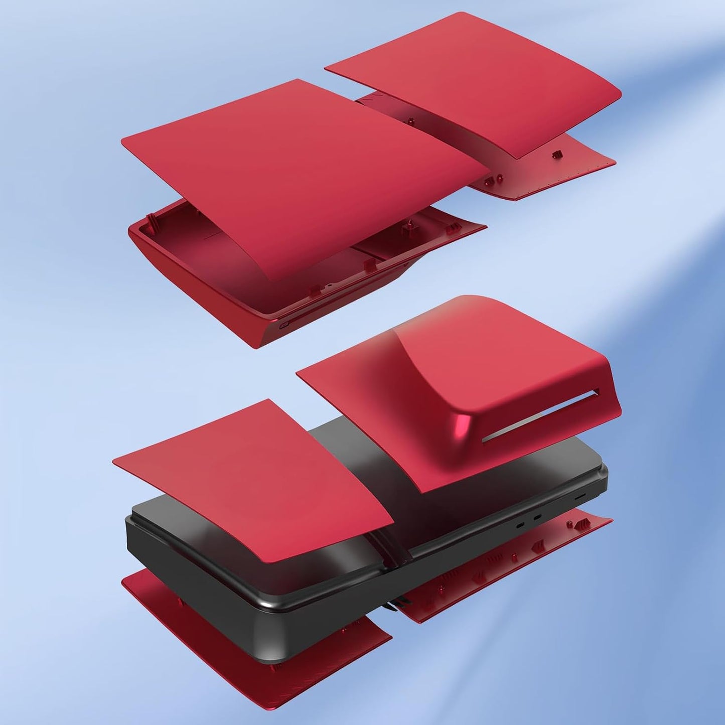 Placas de cubierta para PS5 Pro Disc Edition, carcasa lateral mate,...