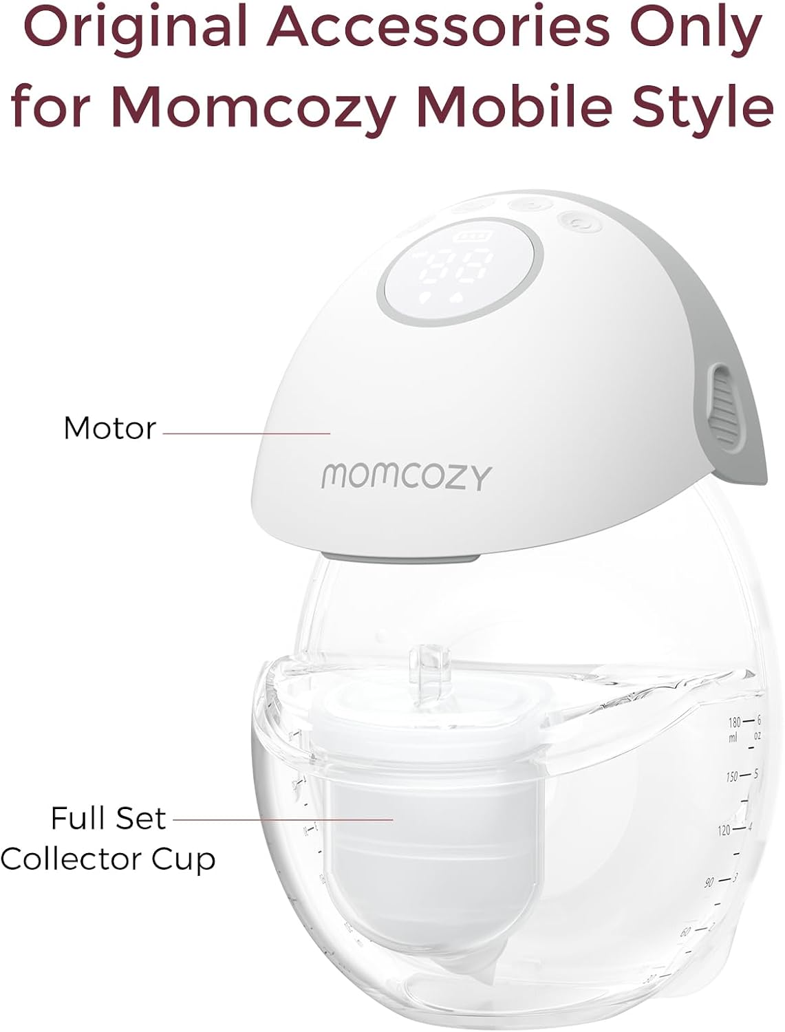 Momcozy Juego Completo de Copa Colectora Solo Compatible con Momcoz...