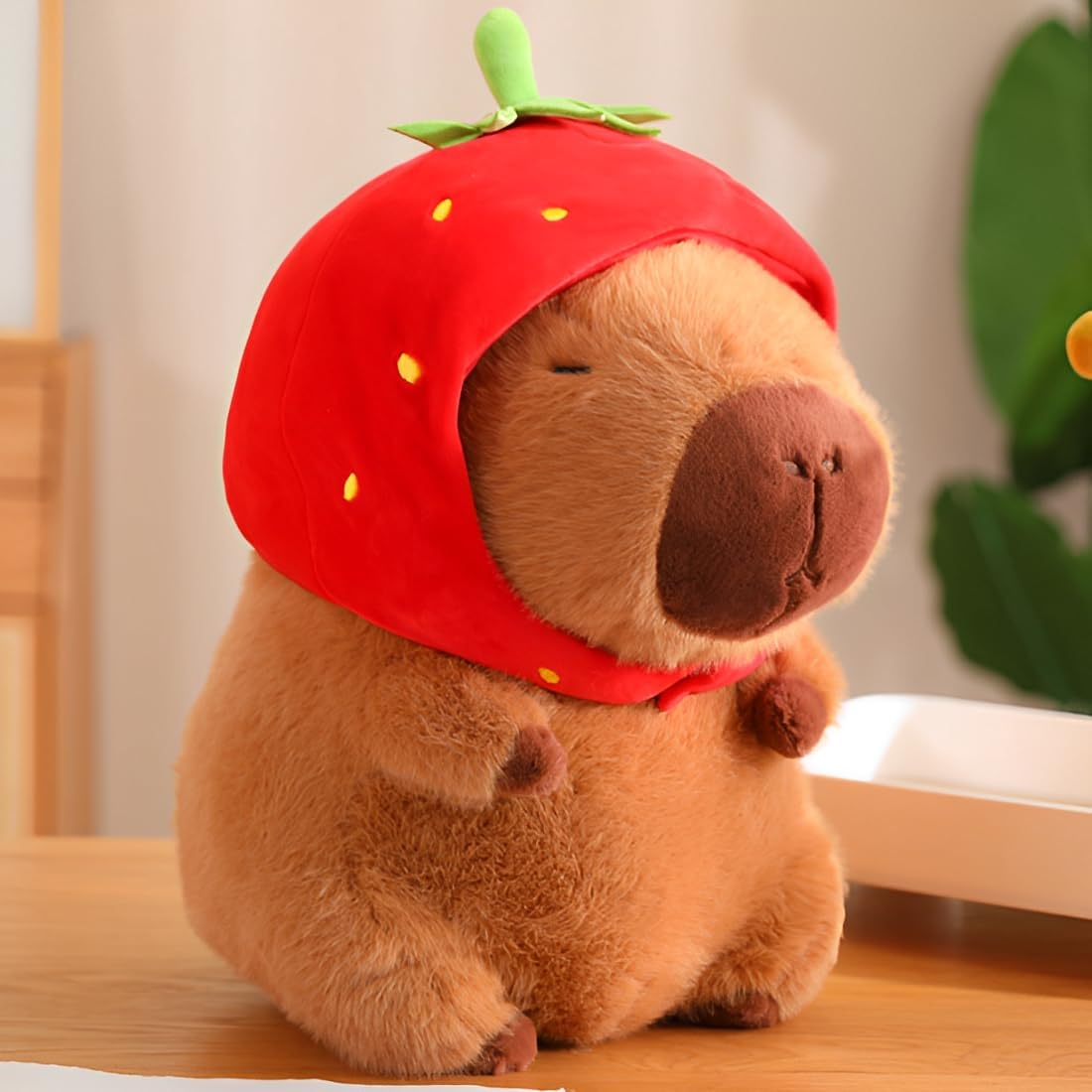 JPORSHU Capybara - Peluche de Capybara de 18 pulgadas con mochila d...