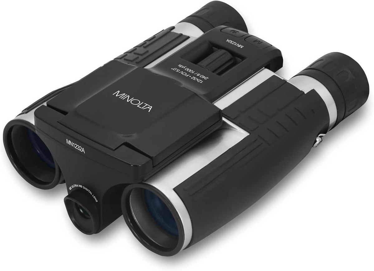 Minolta binoculares digitales 12x32 - Cámara de video 4K UHD, foto...
