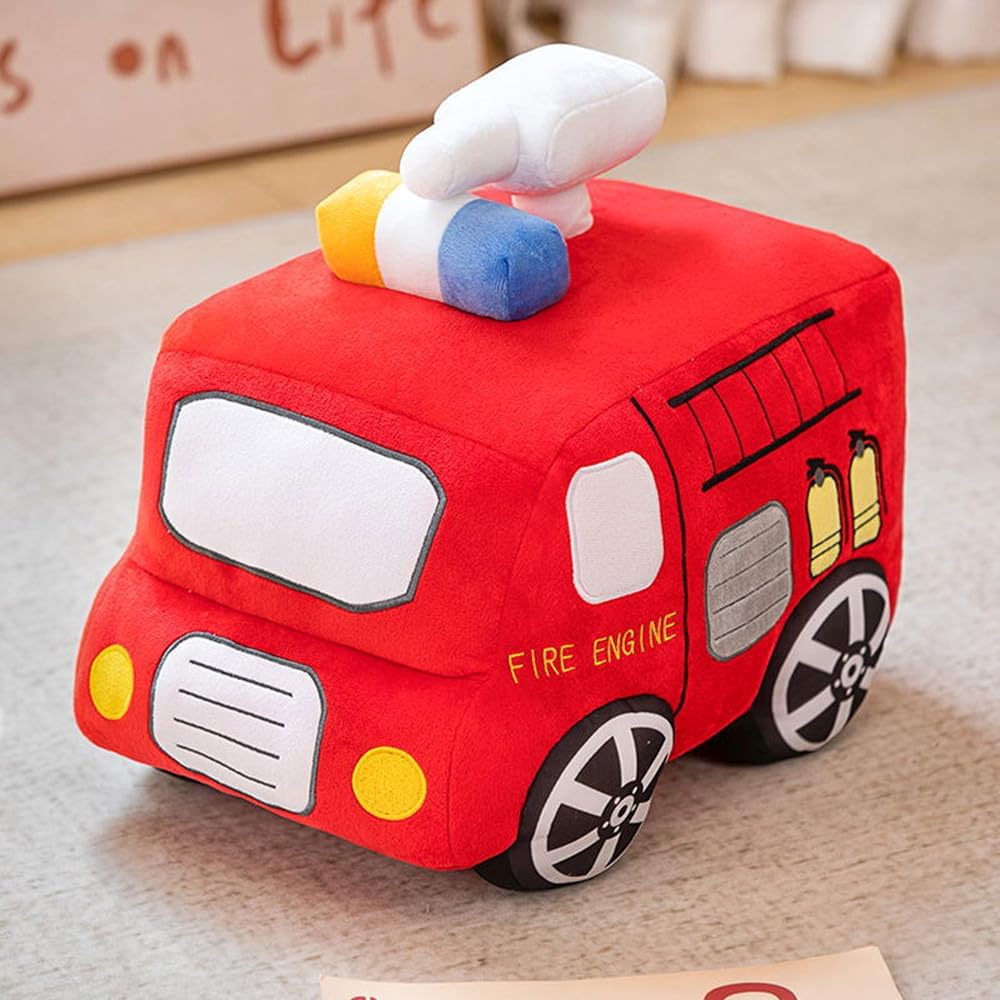 XIYUAN Coche de peluche de autobús de simulación de autobús escolar...