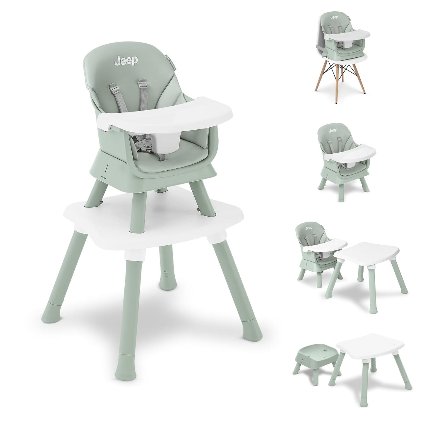 Silla alta Jeep Milestone 6-en-1 de Delta Children - Silla alta se...