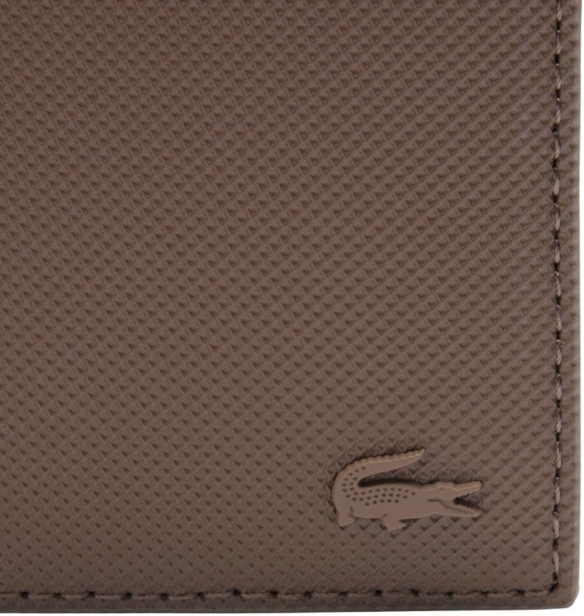 Lacoste Billetera clásica pequeña plegable para hombre, Colmenilla,...