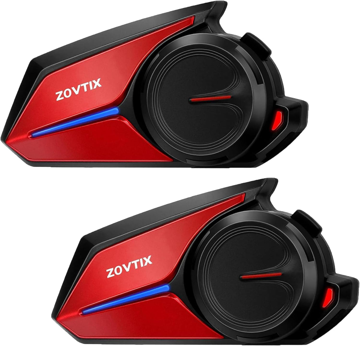 ZOVTIX Auriculares para casco de motocicleta, sistema de comunicaci...
