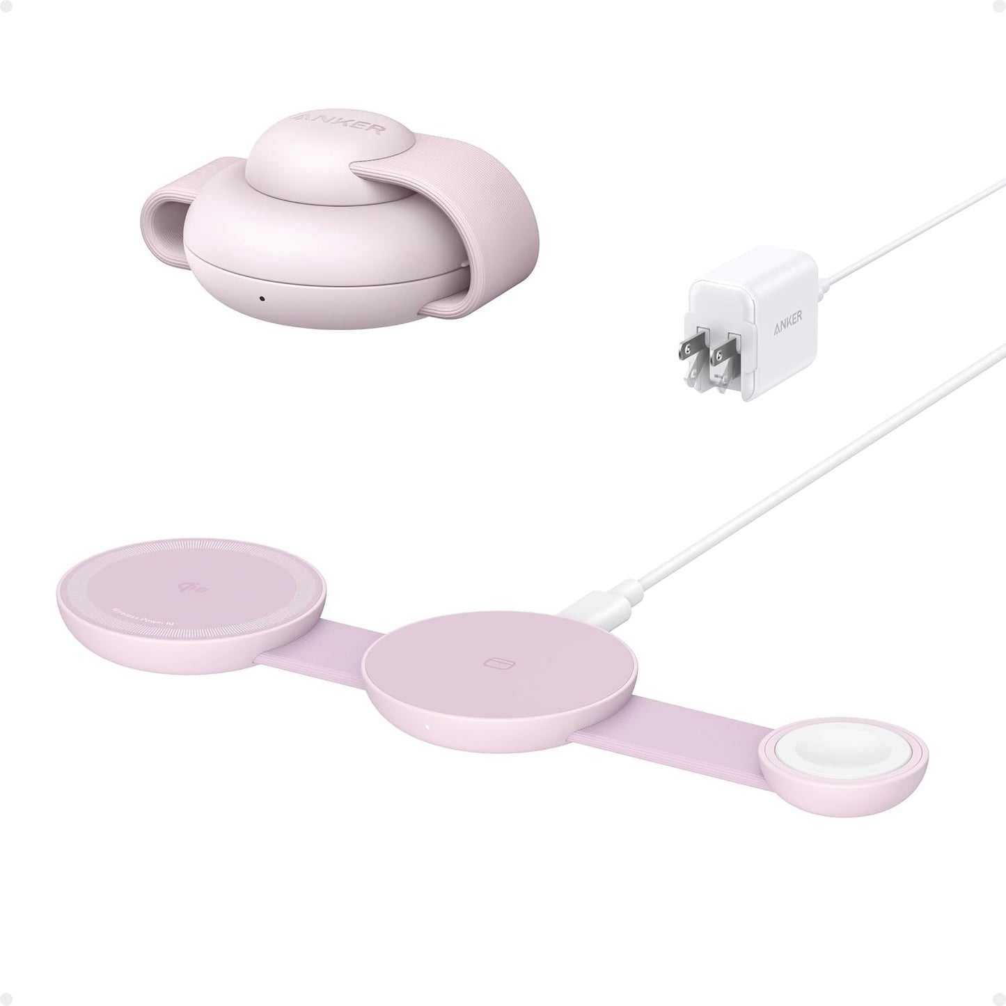 Anker MagSafe Compatible MagGo UFO 3 en 1 Cargador, Estación de Car...