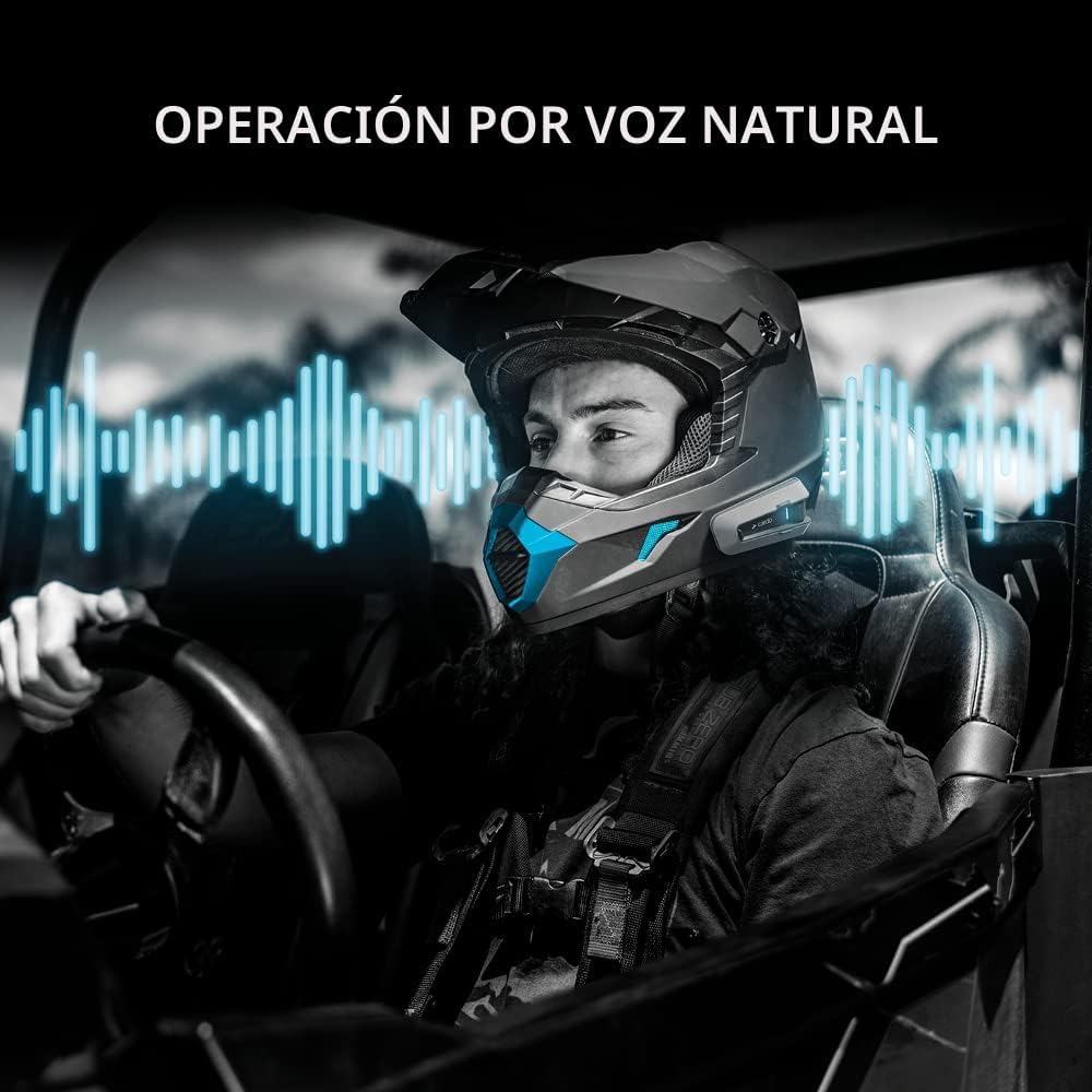 Cardo PACKTALK Edge para vehículos todo terreno, motos de nieve, ve...