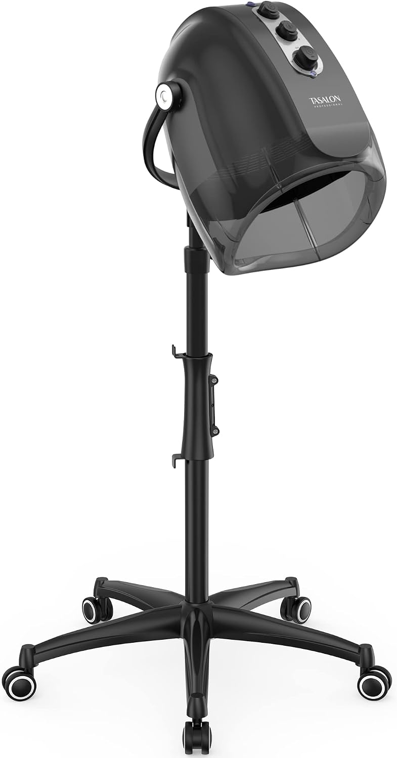TASALON Ionic - Secador de pelo con capucha, color gris, secador de...