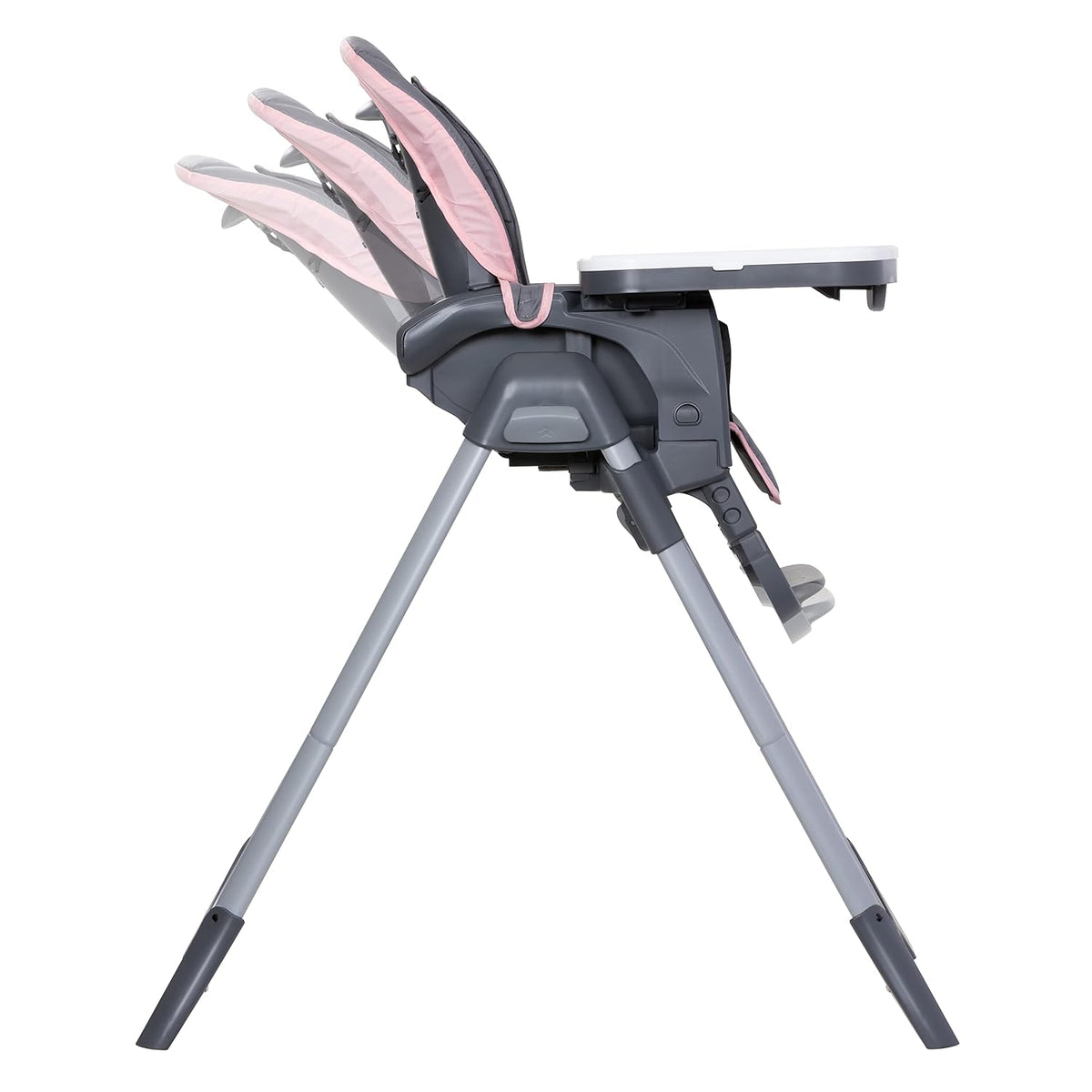 Baby Trend Sit Right 2.0 - Silla alta 3 en 1, color rosa acogedor