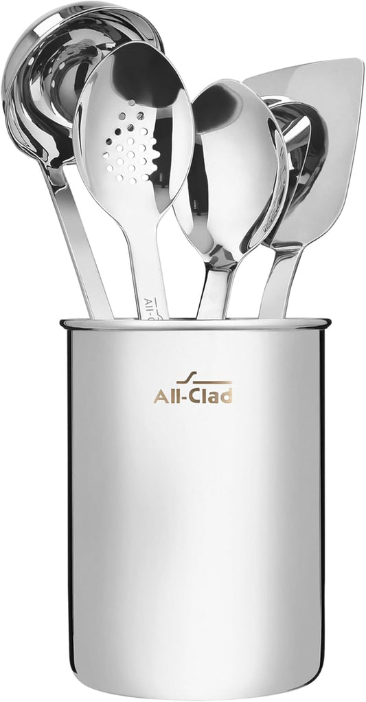 Juego de utensilios de cocina de acero inoxidable de 5 piezas All-C...