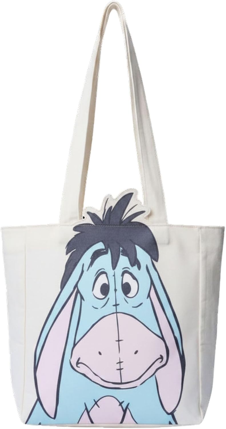 Disney Tote Pooh Eeyore Mickey Minnie Stitch Bolsa de lona