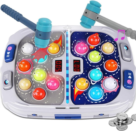 Juego de Golpear Topos para niños pequeños, juguetes para niños y n...
