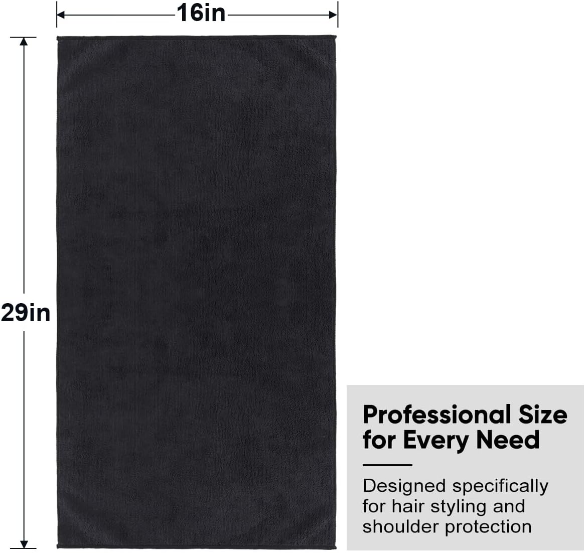 GLIMGLINT Paquete de 24 toallas de microfibra para el pelo a granel...