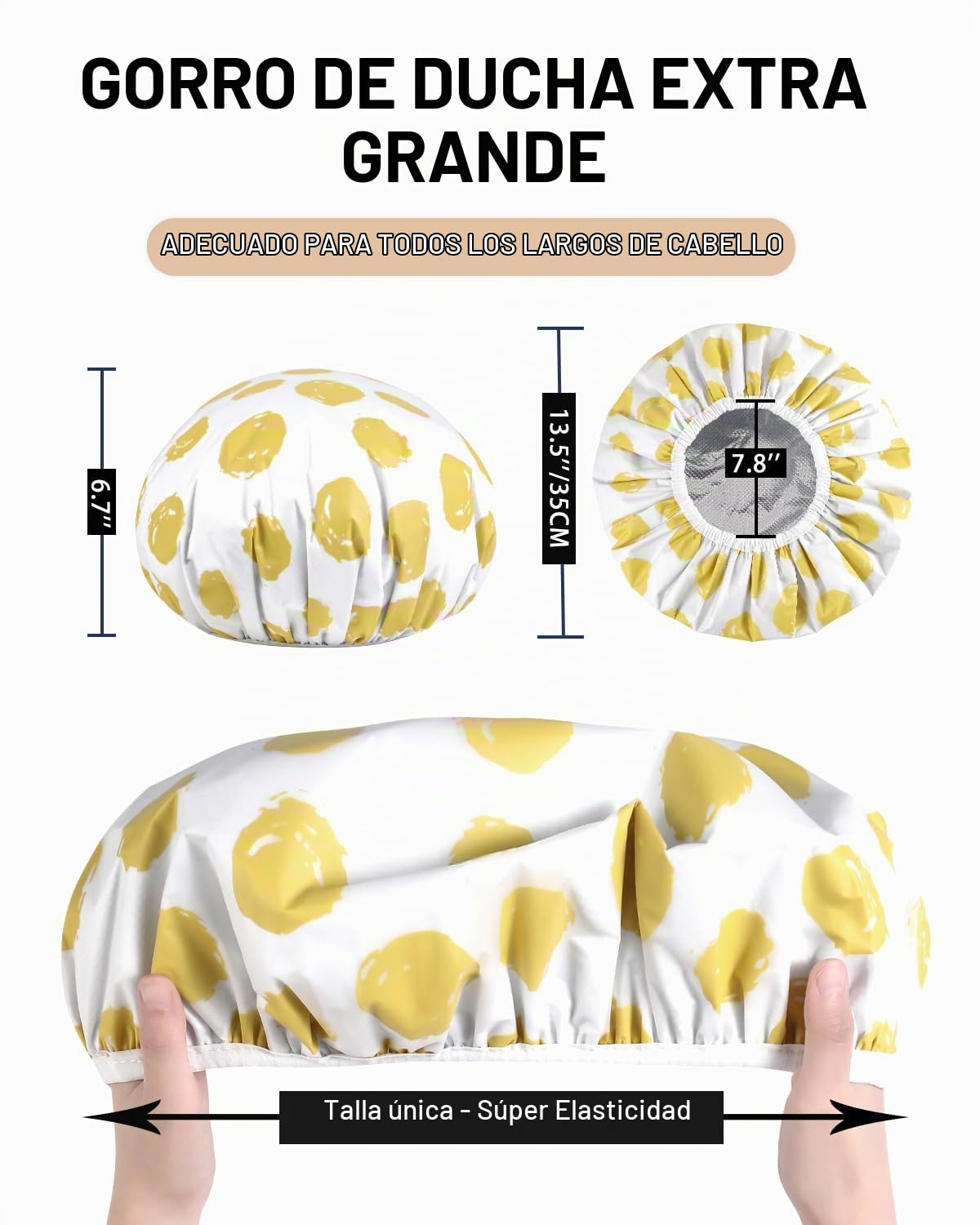 YIZIJIZI 2 Piezas Gorro Térmico para Acondicionamiento Profundo, Go...