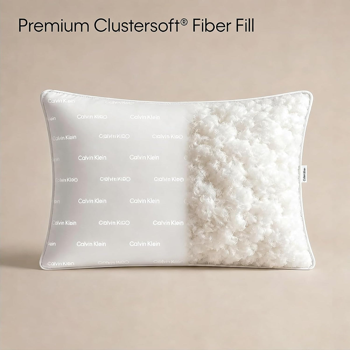 Calvin Klein Almohada de hotel de lujo tamaño King Set de 2 plumón...