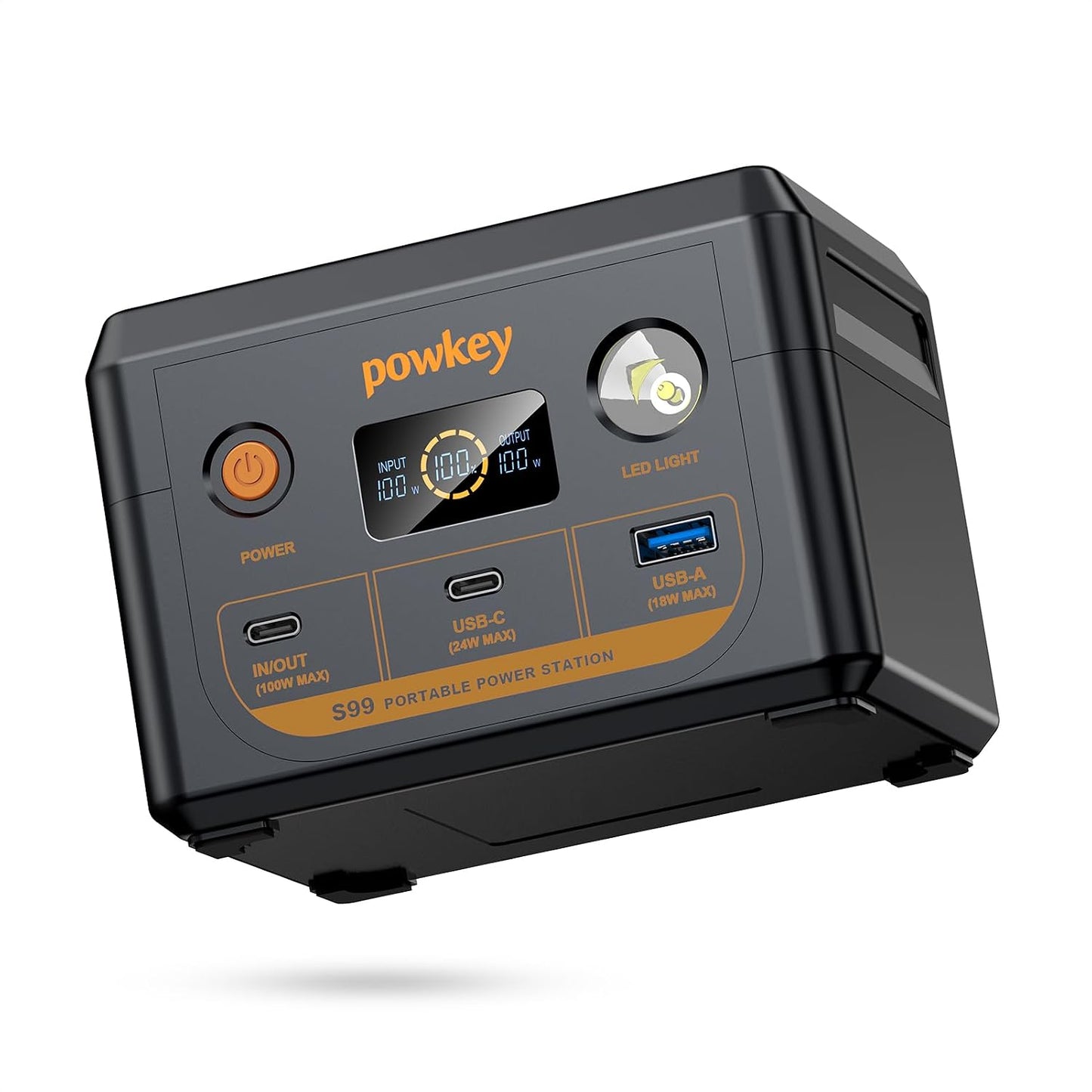 powkey Estación de energía para portátil 30000mAh 100W Cargador por...