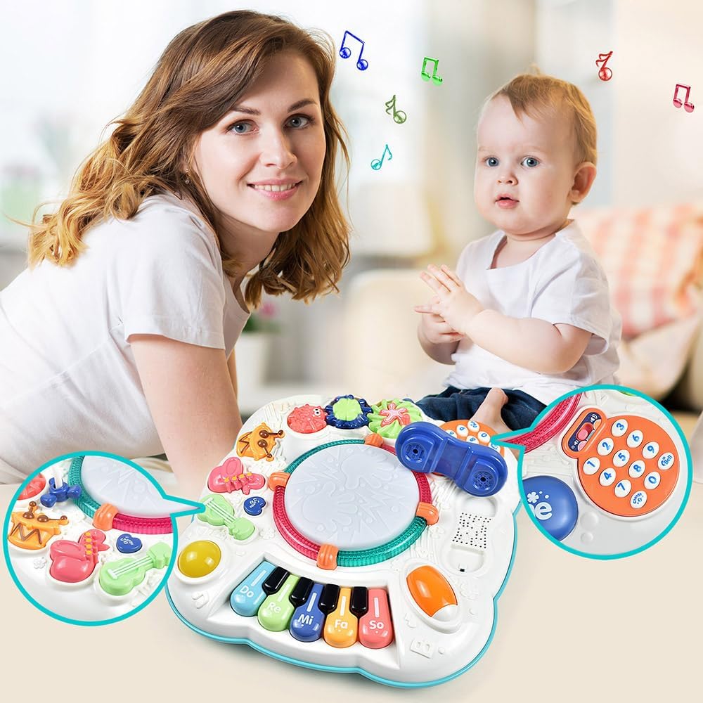 WEYARIXA Juguete para bebé: juguetes musicales atractivos para bebé...