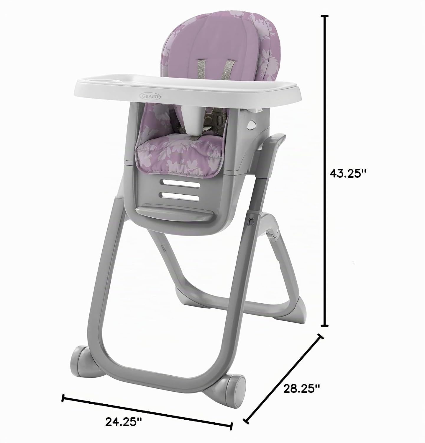 Graco® DuoDiner DLX Silla alta, 6 etapas de uso, silla alta de bebé...