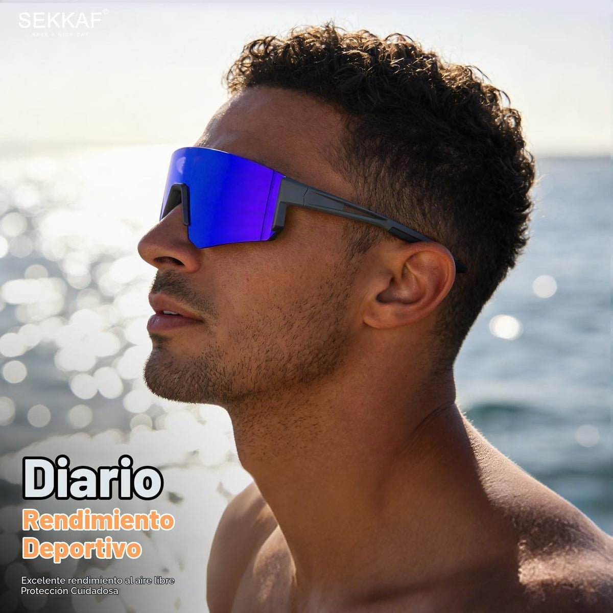 SEKKAF Gafas de sol polarizadas para hombres y mujeres, gafas de so...