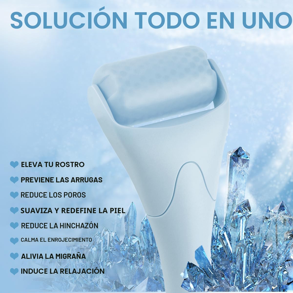 Fronnor Rodillo de Hielo para Cara, Ojos, Idea de Regalo para Mujer...