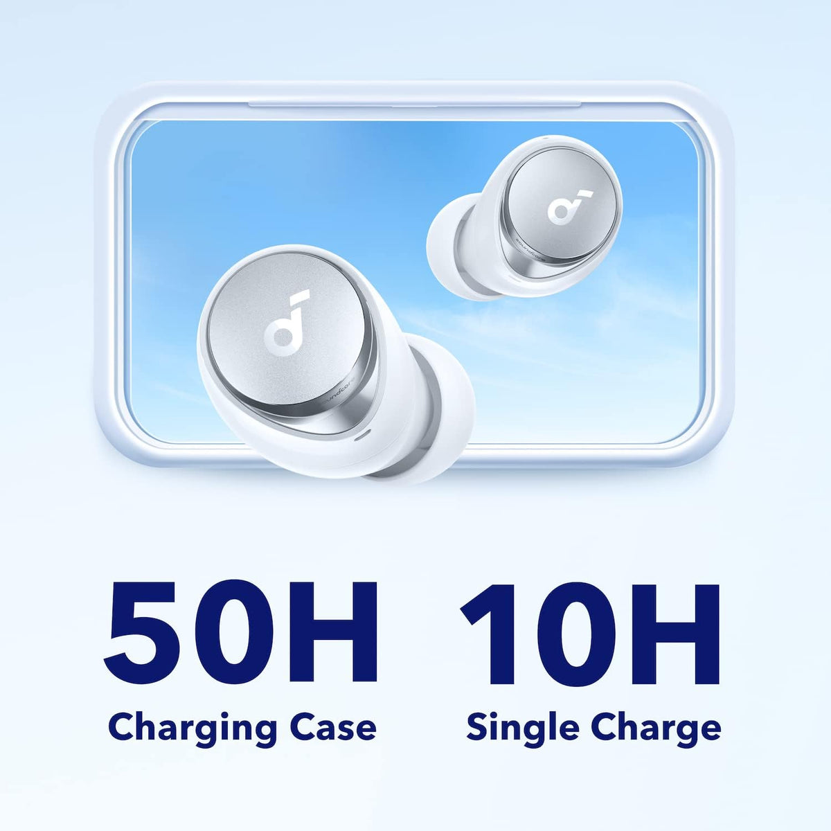 Soundcore by Anker Space A40 Auriculares adaptativos con cancelació...