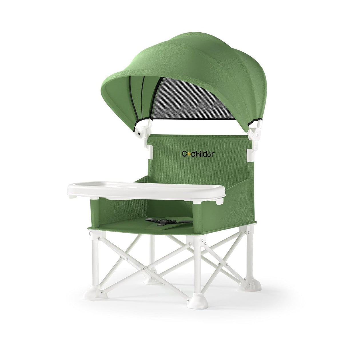 Cochildor Silla de bebé portátil 4 en 1, asiento elevador plegable...