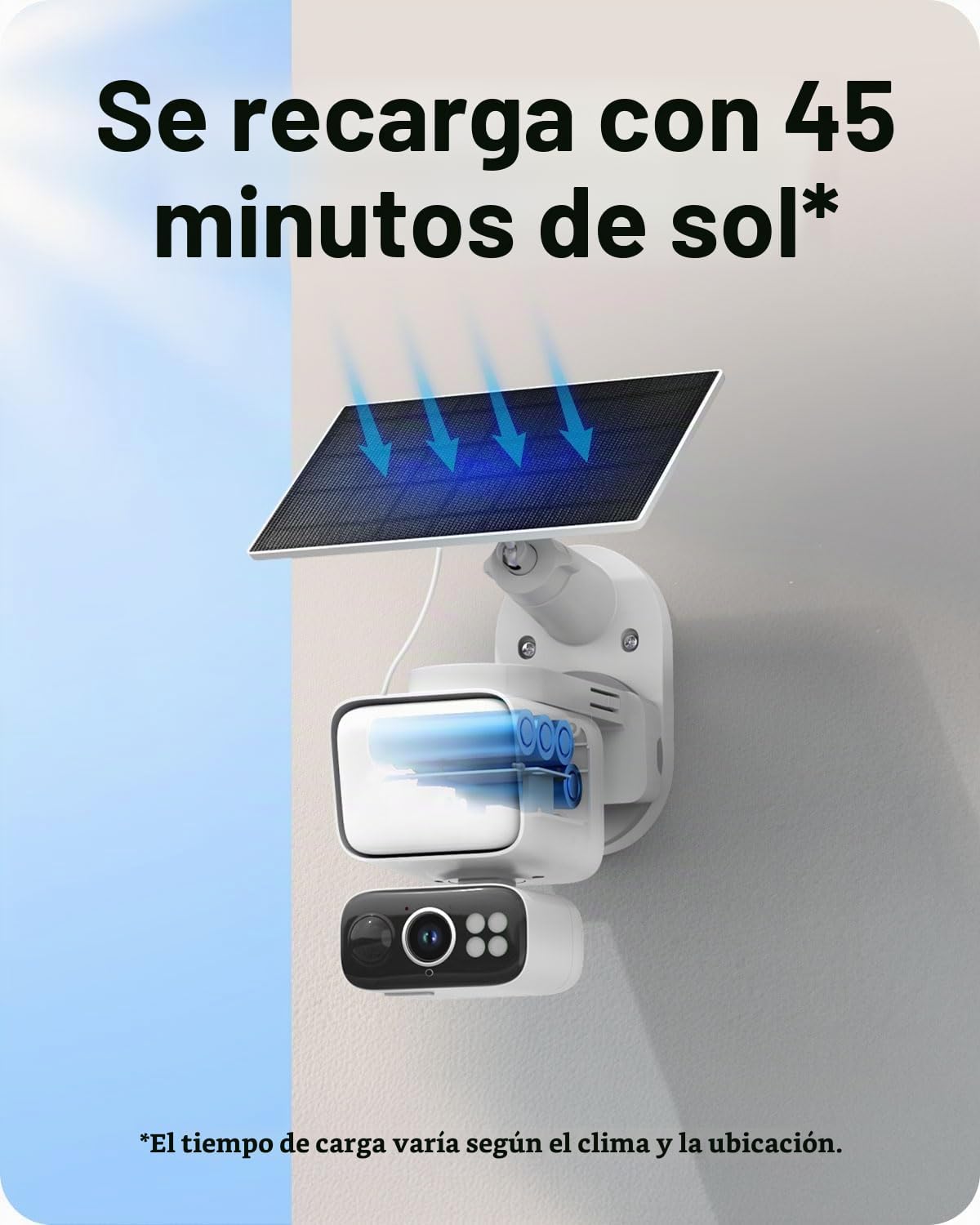 Tapo 2K - Cámara de seguridad inalámbrica con reflector panorámico\...