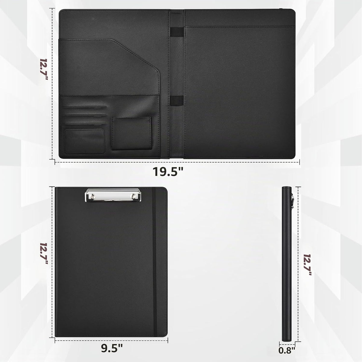Portafolio con Portadocumentos Pacific Mailer Cuaderno con Portadoc...