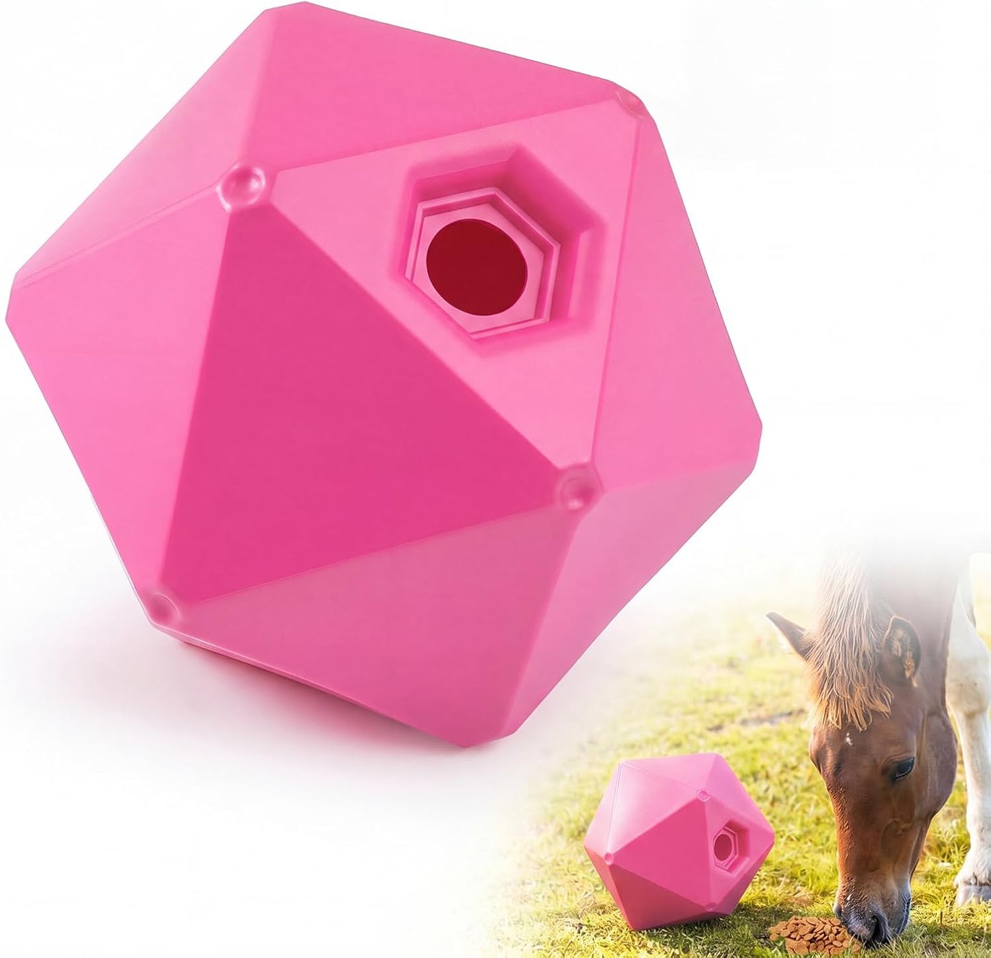 Seenelling Paquete de 1 bola de golosinas para caballos, juguete |...