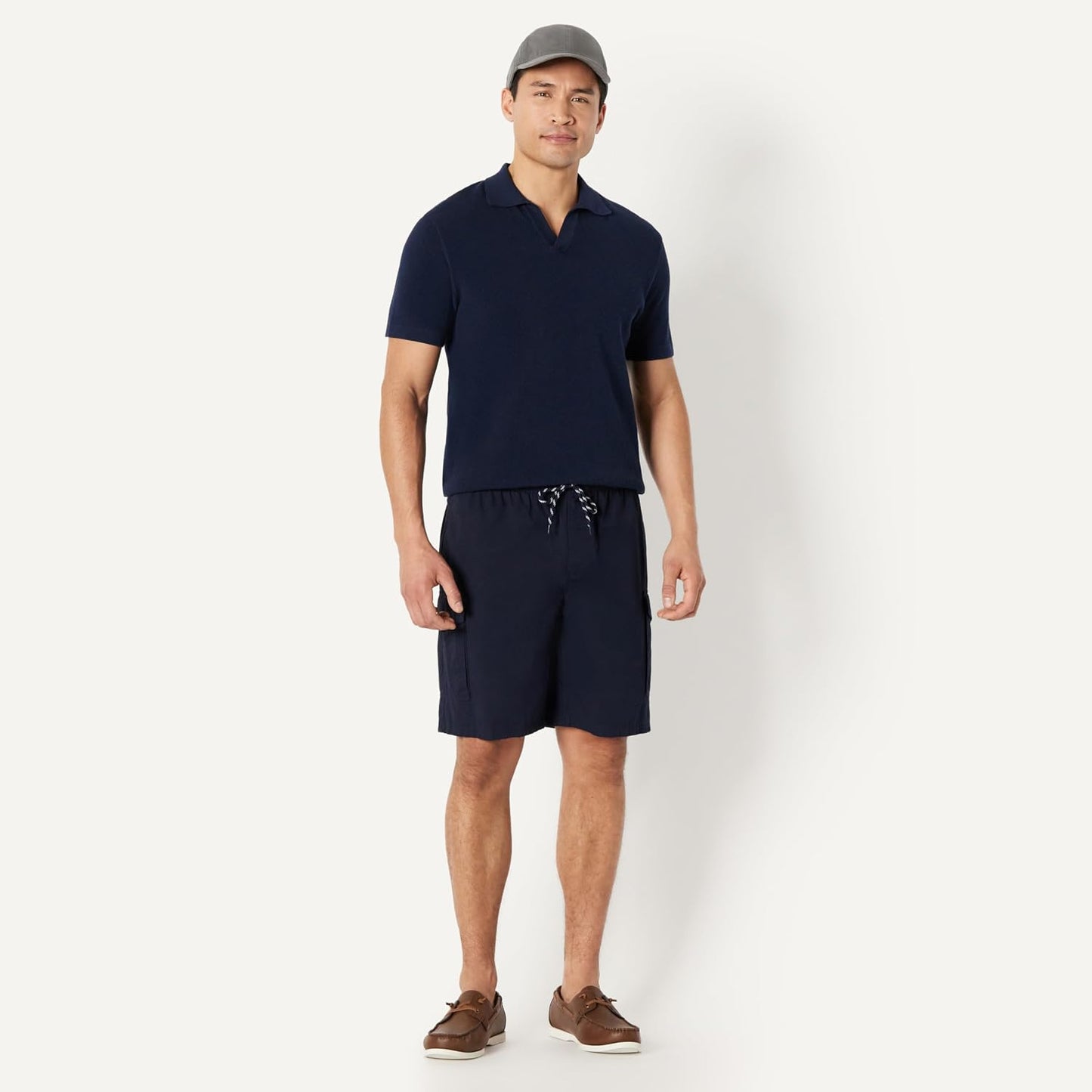 Amazon Essentials Gorra de béisbol de algodón lavado para hombre