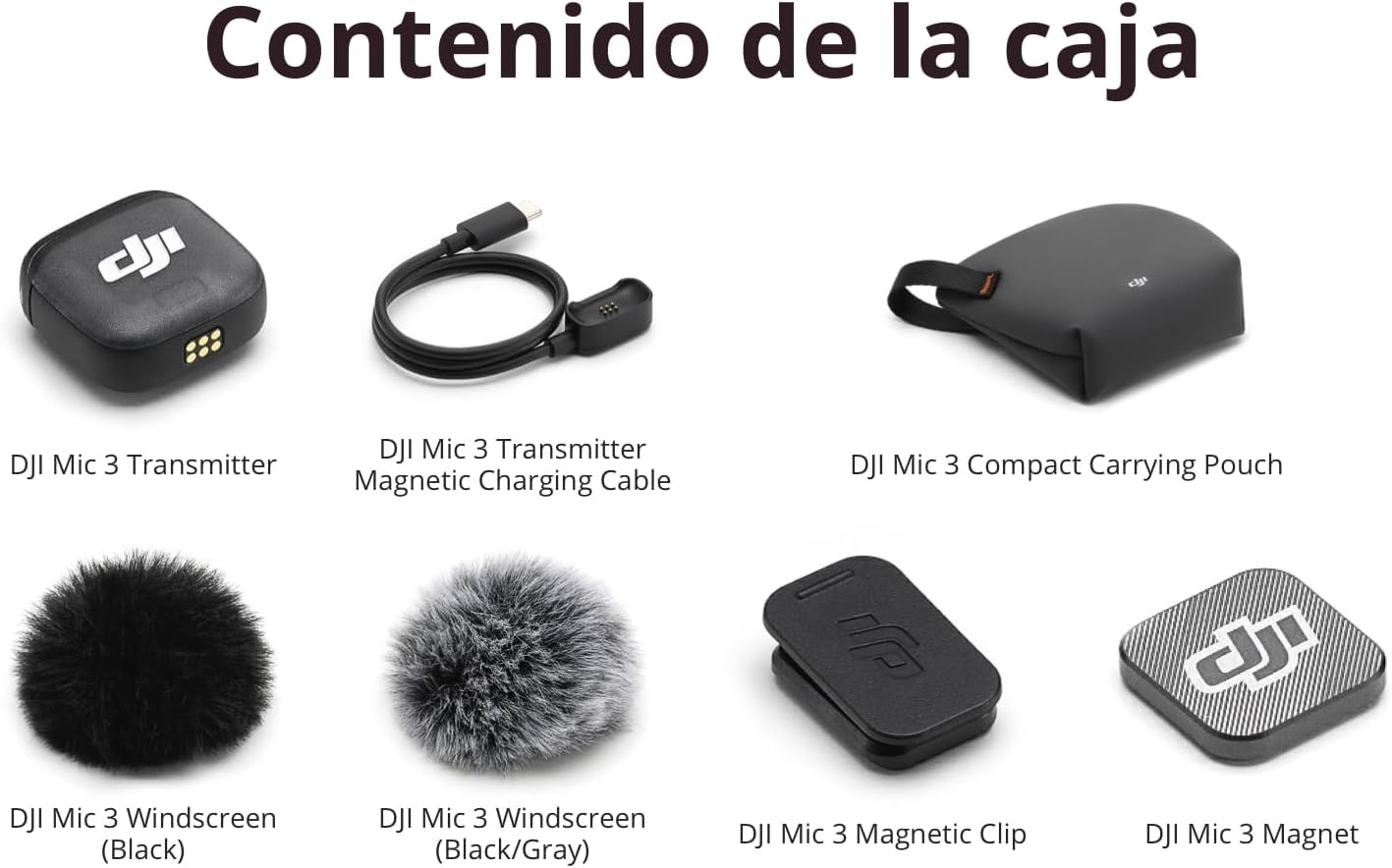 DJI Mic 3 Transmisor, Micrófono Mini Inalámbrico para iPhone\/Cámar...