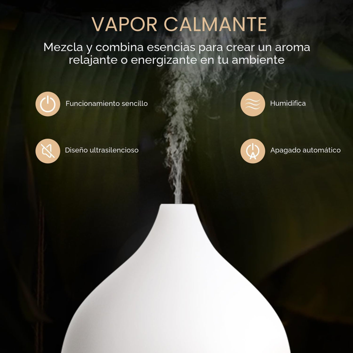 SALKING Difusor de Aceites Esenciales, Difusor de Aromaterapia Pequ...