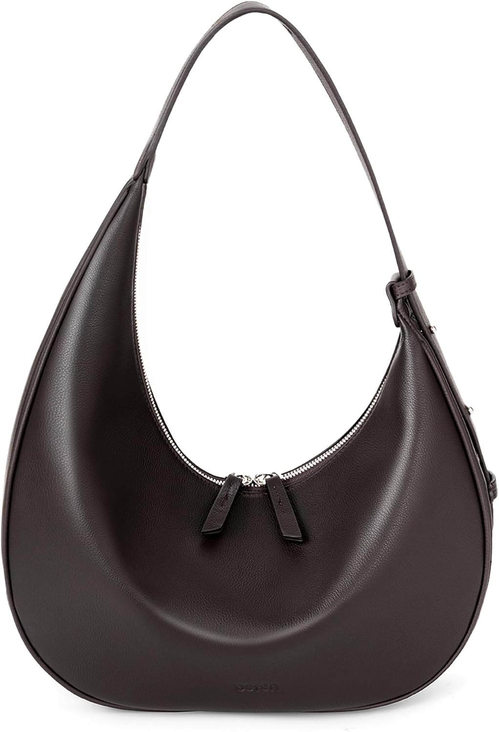 befen Bolsos estilo hobo de cuero genuino para mujer, bolsos cruzad...