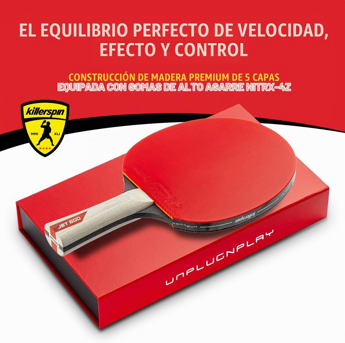 Killerspin JET600 mesa de tenis paddle, Multi, talla única