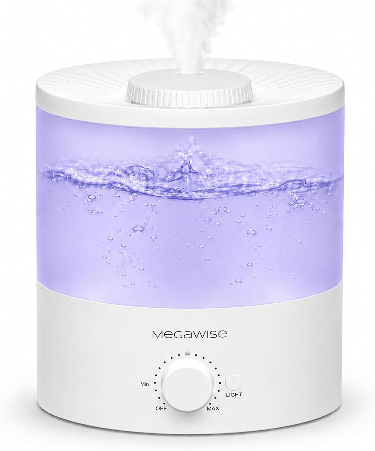 MEGAWISE Humidificador de niebla fría, tanque de 2 L, funcionamient...