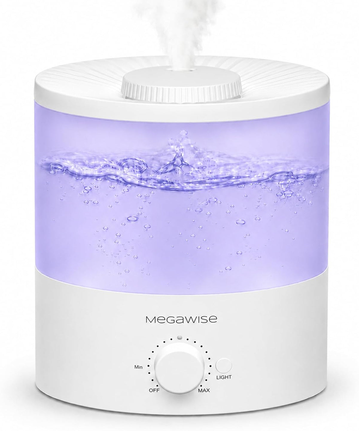 MEGAWISE Humidificador de niebla fría, tanque de 2 L, funcionamient...